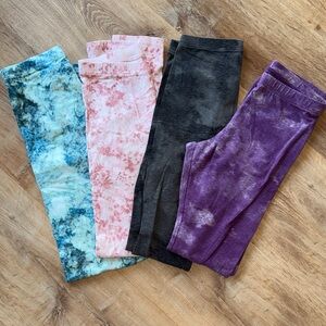 Kids Tie-Dye Leggings Set - Size 14 / 16 XL